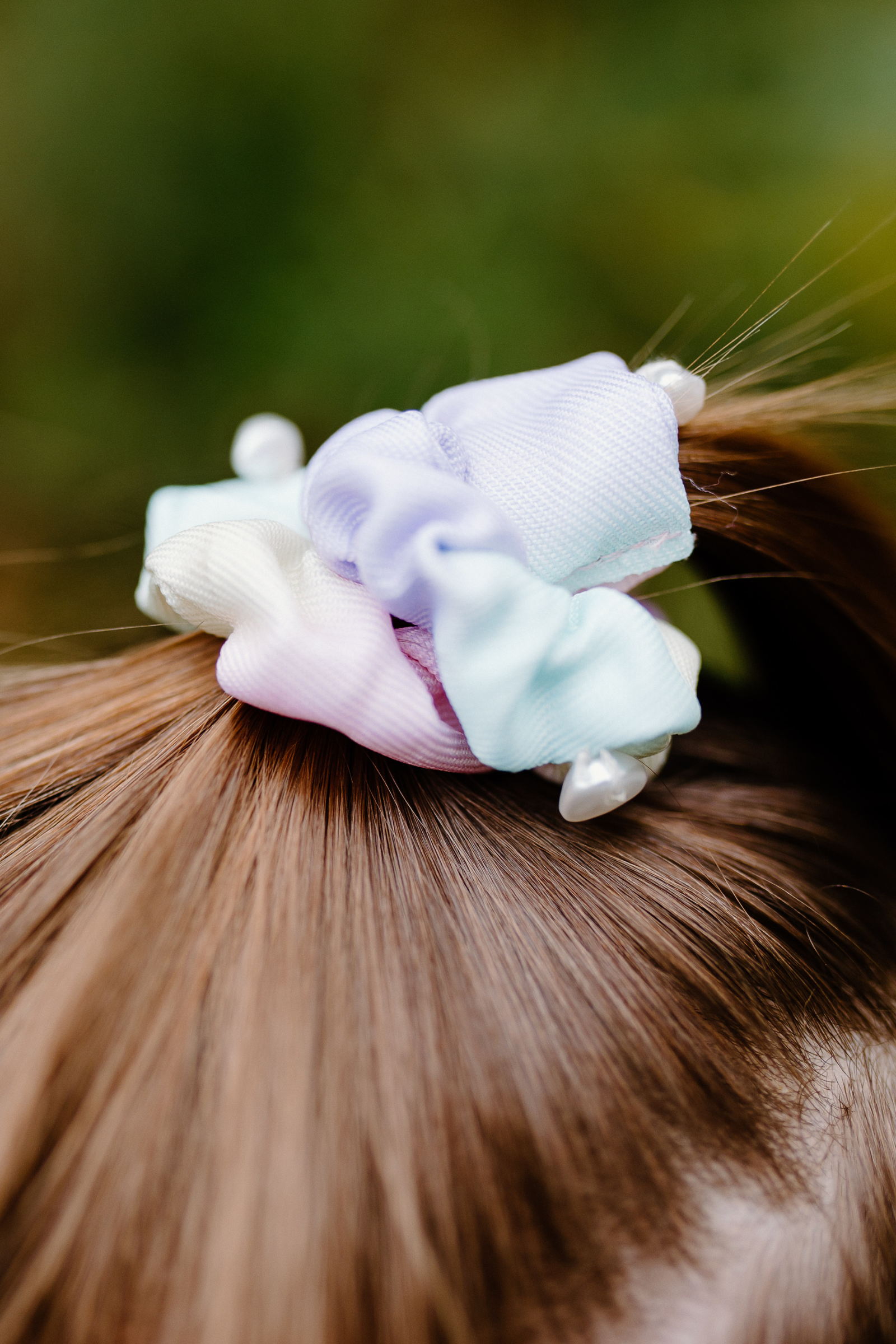 Pastel Rainbow Scrunchie Bundle
