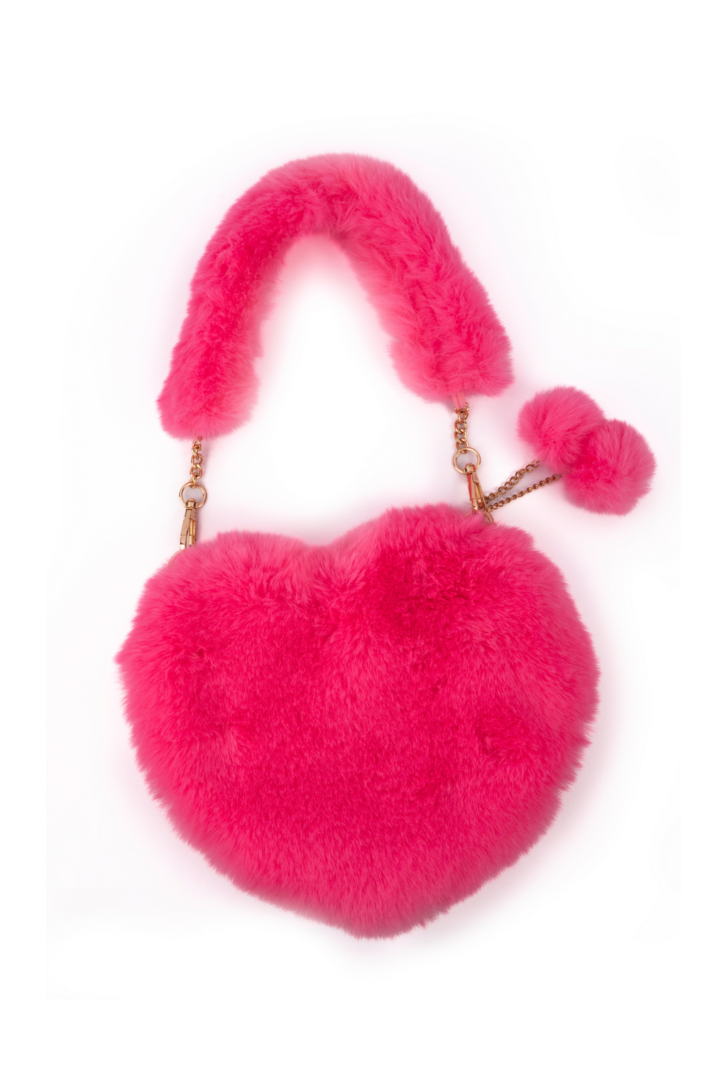 Furry Purse-Purse-Retail-Pinky Promise Fuchsia-Great Pretenders USA