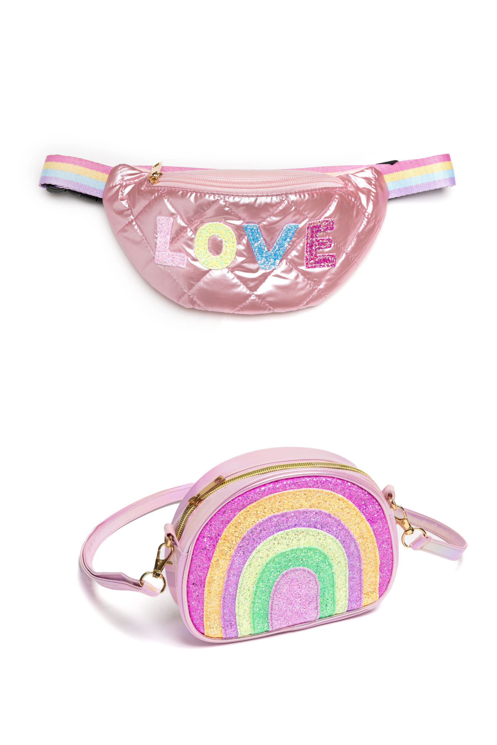 I Love Fanny Pack Purse Bundle