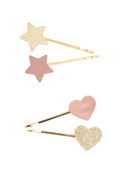 Boutique Matte Star Bobby Hairclips