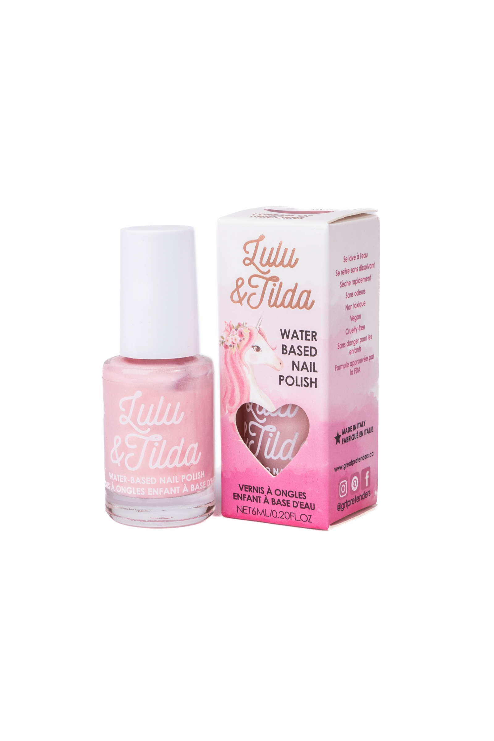 I Dream of Unicorns Washable Nail Polish-Washable Nail Polish-Retail-Great Pretenders USA