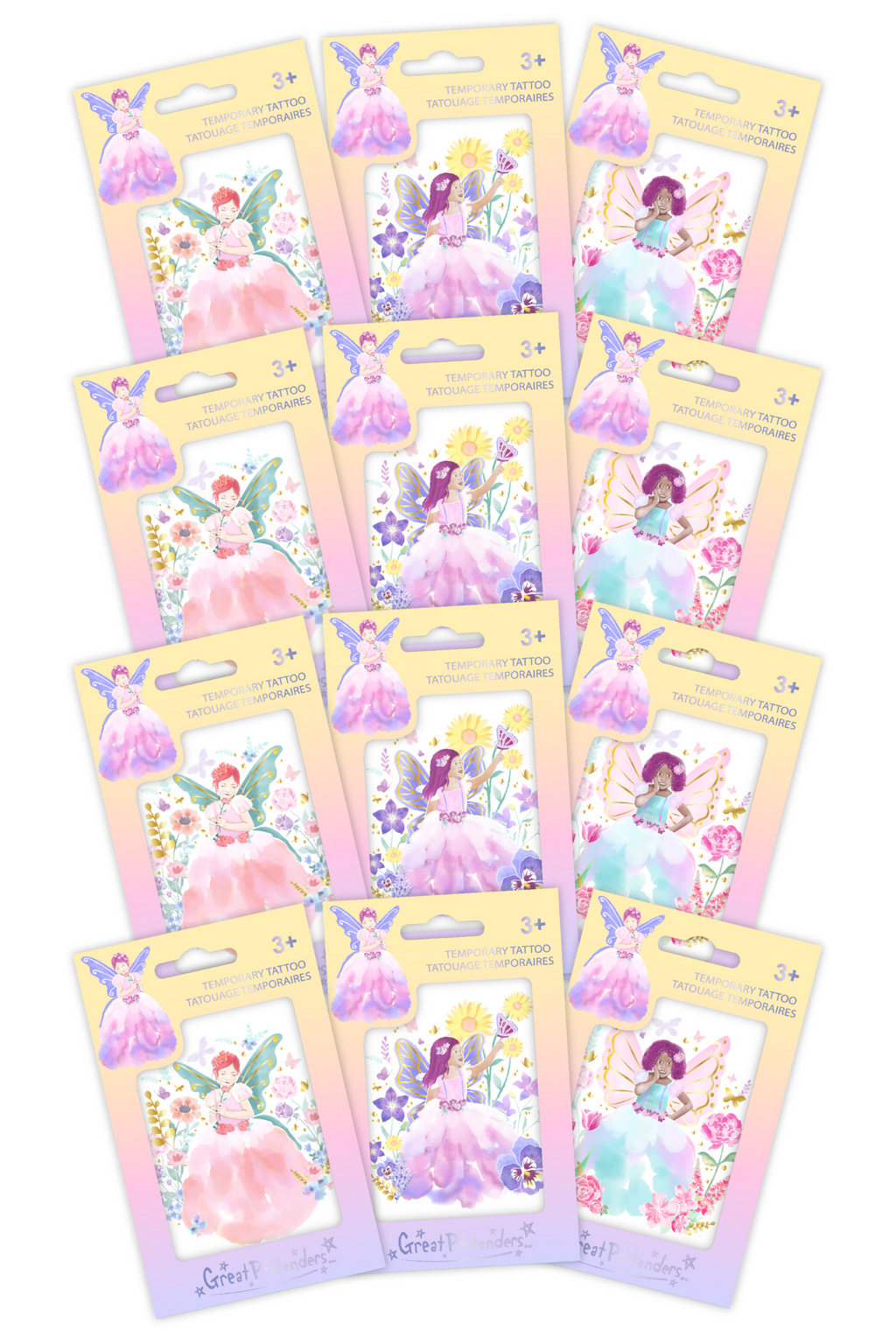 Butterfly Fairy Tattoo Assortment